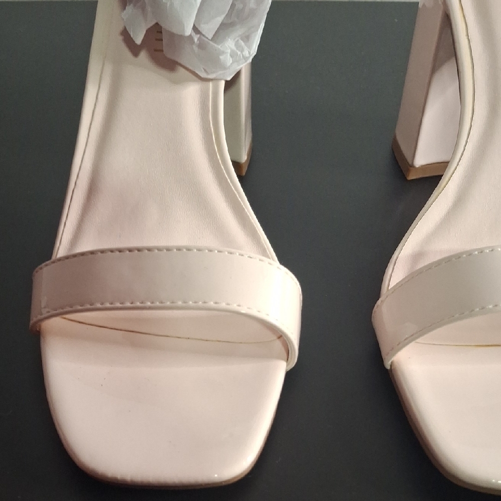 Steve Madden Girl Cream Strappy Heels - Picture 4 of 5
